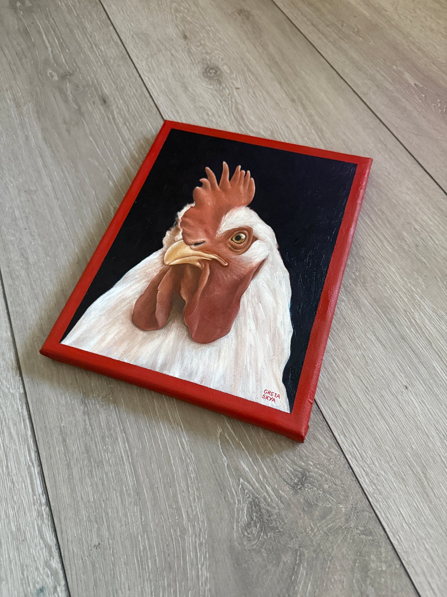 WHITE ROOSTER