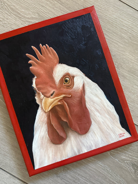 WHITE ROOSTER