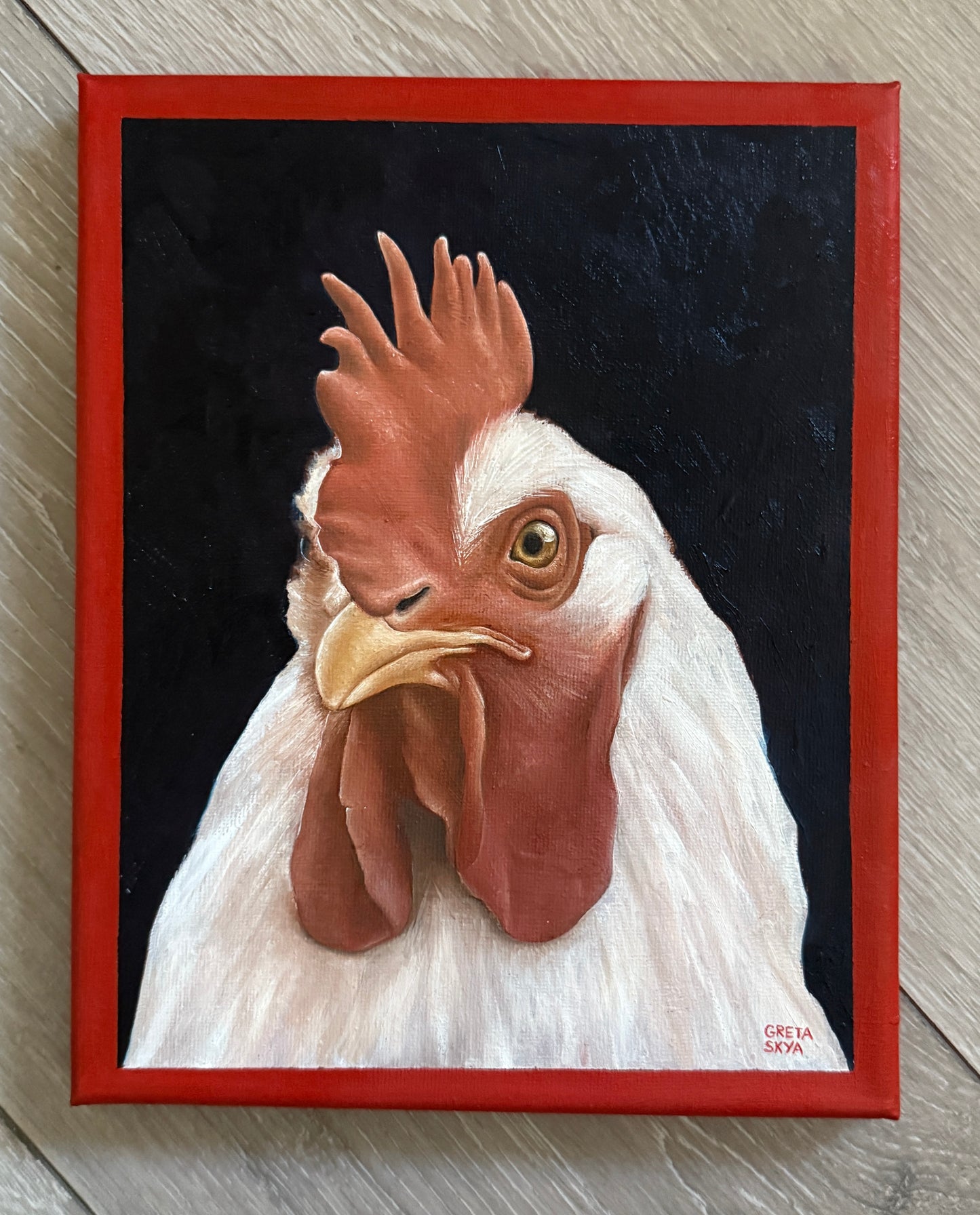WHITE ROOSTER