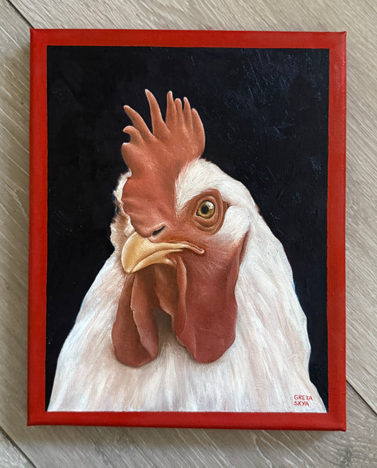 WHITE ROOSTER